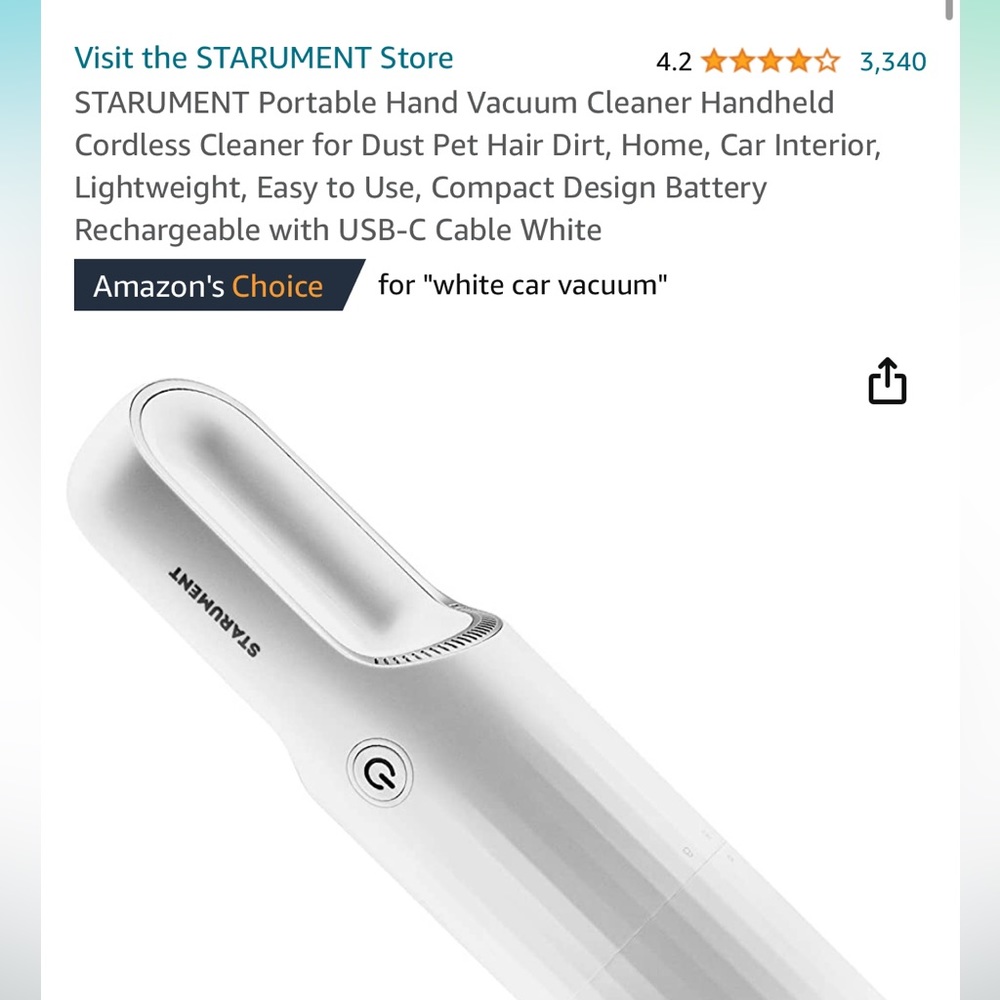 NWT Starument Portable Vaccum